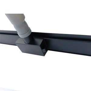 Rigola de duș liniară cu sifon fix și randament ridicat Sigma DL01 70 cm – negru - Img 16
