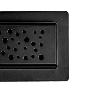 Rigola de duș liniară cu sifon fix și randament ridicat Wave DL01 90 cm – negru - Img 11