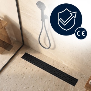 Rigola de dus liniara DL01 Classic negru mat 50 cm sifon scund 52 mm - Img 10