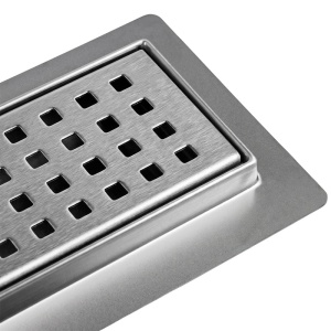 Rigola de dus liniara Qube inox 50 cm sifon 52 mm
