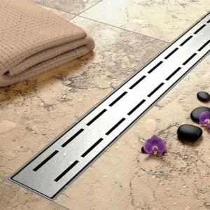 Rigola scurgere dus, REA LINE Chrome, dimensiuni intre 90,100 cm, completa, inox inoxidabil - Img 3