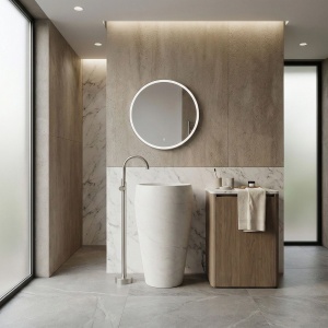 Robinet pentru lavoar Rea Lungo Brush Nickel - Img 2