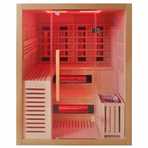 Sauna combinata cu infrarosu si finlandeza cu soba Harvia 3.8kW, Helsi pentru 4 persoane - Img 7