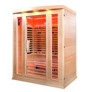 Sauna cu infrarosu MO-A3R LUX, pentru 3 persoane 150 x x105 x 190 cm - Img 13