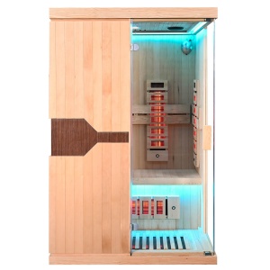 Sauna cu infrarosu MO-B2 PR, pentru 2 persoane 120 x 105 x 190 cm - Img 5