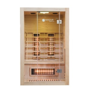 Sauna cu infrarosu pentru 2 persoane EA2R 120 x 105 x 190 cm - Img 5