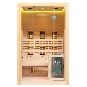 Sauna finlandeza cu infrarosu MO-SW2 COMBO si soba Harvia 3.5 kW 130 x 110 x 190 cm - Img 3