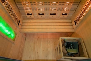 Sauna finlandeza cu infrarosu MO-SW3 COMBO si soba Harvia 4.5 kW, 150 x 120 x 190 cm - Img 5