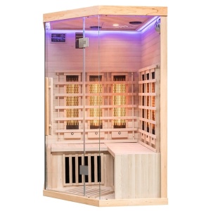 Sauna uscata cu infrarosu la temperatura joasa pentru 2-3 persoane Alta 120 x 120 cm - Img 6