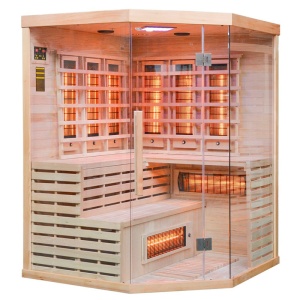 Sauna uscata cu infrarosu la temperatura joasa pentru 4-5 persoane Alta 150 x 150 cm - Img 2