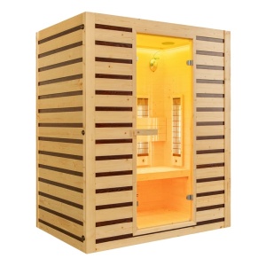 Sauna uscata cu infrarosu la temperatura joasa Tromso3 153 x 110 cm pentru 3-4 persoane - Img 3