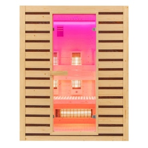 Sauna uscata cu infrarosu la temperatura joasa Tromso3 153 x 110 cm pentru 3-4 persoane - Img 13