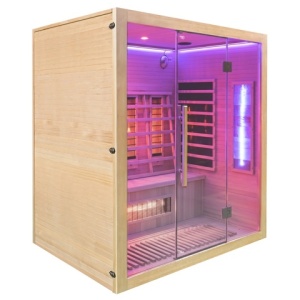Sauna uscata cu infrarosu si temperatura joasa ALTA5, 3–4 persoane, 175x120 cm - Img 16