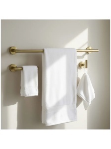 Set accesorii pentru baie Ari Brush Gold 4 piese - Img 4