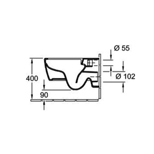 Set baie Villeroy & Boch: Vas WC suspendat Soul cu capac soft close + Bideu suspendat Avento, alb - Img 2