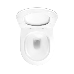 Set Bideu REA CARLO MINI si Vas WC REA CARLO MINI FLAT EDGE, Montaj suspendat, Ceramica sanitara, Capac Soft-Close inclus, Alb/Auriu - Img 11