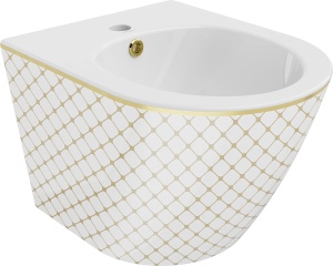 Set Bideu REA Lenacarlo MINI si Vas Wc REA Lenacarlo MINI, Model Tip Carouri, Montaj Suspendat, Ceramica Sanitara, Capac Slim cu inchidere lenta - Img 3