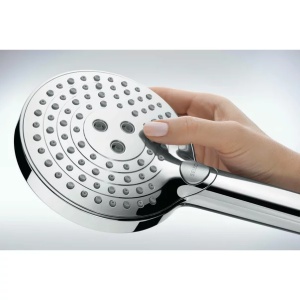 Set de dus cu porter Hansgrohe Raindance Select S 120 crom 3 functii - Img 4