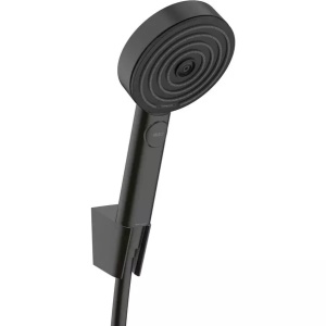 Set de dus cu porter negru mat Hansgrohe Pulsify Select S 105 cu 3 functii - Img 1