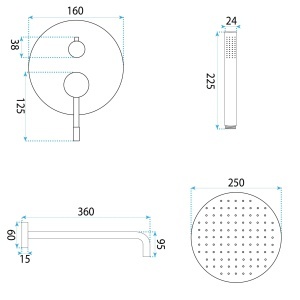Set de dus incastrat Rea Lungo Diamond Copper + BOX - Img 7