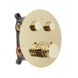 Set de dus incastrat Rea Lungo Diamond Gold + BOX - Img 2