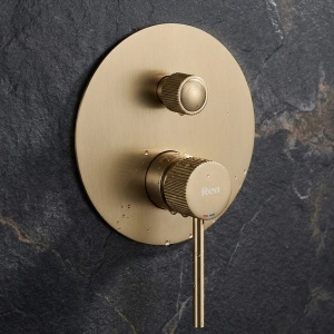 Set de dus incastrat Rea Lungo Stripe Gold Brush - Img 4