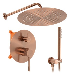 Set de dus incastrat Rea Venti cupru periat cu box inclus