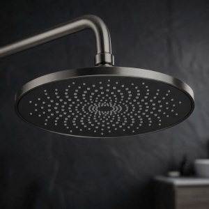 Set pentru dus baterie cu para de dus tip ploaie Rea Rivo Titan - Img 5