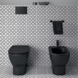 Set rezervor WC cu cadru Ideal Standard ProSys si clapeta Oleas M3 negru mat - Img 8