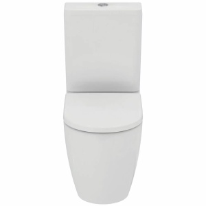 Set vas WC Ideal Standard Ellisse rimless BTW cu capac softclose alb si rezervor - Img 3
