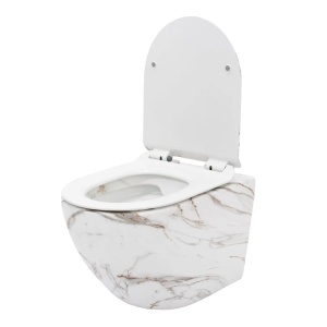 Set vas wc suspendat Rea Carlos Lava Mat rimless cu capac softclose - Img 6