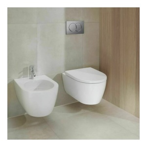Set vas WC suspendat rimfree si capac soft-close Geberit iCon alb - Img 2