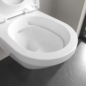 Set vas WC suspendat Villeroy & Boch Architectura TwistFlush rimless cu capac softclose alb - Img 7