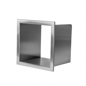 Suport hartie igienica incastrat cu spatiu depozitare Dario Chrome - Img 9