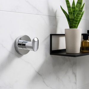 Suport prosop pentru baie Ax Loft Single, culoare crom - Img 2