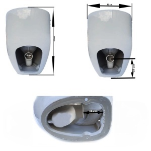 Vas WC New Santa Rimless, 69x46 cm, Rezervor Incorporat, Negru Mat, Power Colour, montaj podea, capac cu soft-close inclus - Img 12