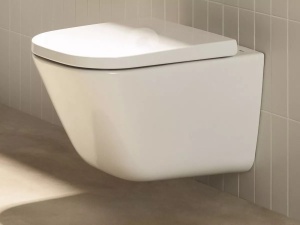 Vas WC suspendat Roca The Gap Rimless 54 x 35.5 cm alb lucios - Img 2