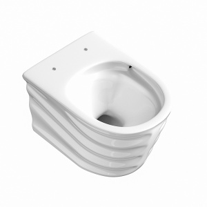 Vas wc suspendat Skal Tornado alb cu model si capac soft close - Img 3