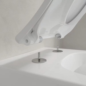 Vas wc suspendat Villeroy & Boch Collaro rimless cu capac softclose alb alpin - Img 7