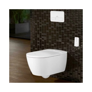 Vas wc suspendat Villeroy&Boch ViClean-I 100 cu functie de bideu electric, Culoare Alb - Img 1