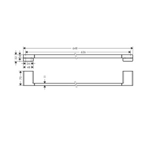 Bara portprosop Hansgrohe AddStoris auriu lucios - Img 2