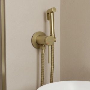 Baterie bideu aurie Foss Clif Brush Gold - Img 3