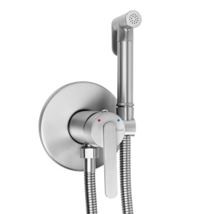 Baterie bideu cu dus Rea Ontario Brush Nickel