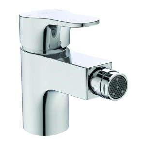 Baterie bideu Ideal Standard Cerabase crom cu ventil Pop-Up metalic