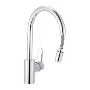 Baterie bucatarie cu dus extractibil Grohe Eurostyle Cosmopolitan crom 2 tipuri de jet - Img 4