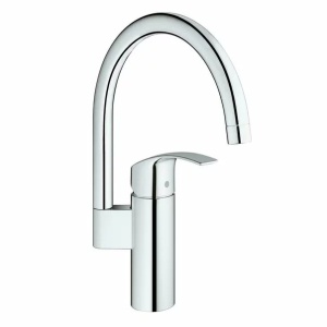 Baterie bucatarie Grohe Eurosmart New cu corp inalt crom lucios - Img 1
