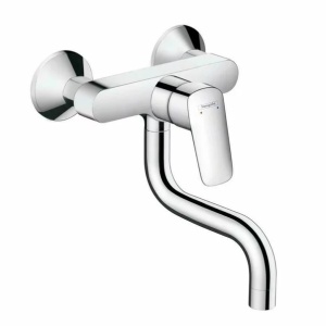 Baterie bucatarie Hansgrohe Logis cu montaj pe perete crom - Img 1