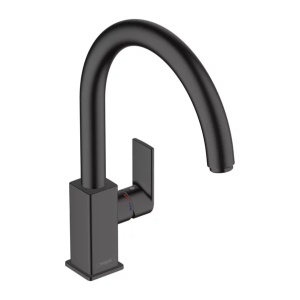 Baterie bucatarie Hansgrohe Vernis Shape 210 M35 negru mat - Img 1