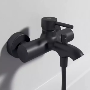 Baterie cada - dus Ideal Standard Ceraline finisaj negru mat cu set de dus - Img 6