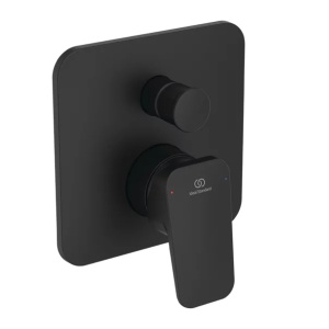 Baterie cada - dus Ideal Standard Ceraplan negru mat cu corp ingropat - Img 1